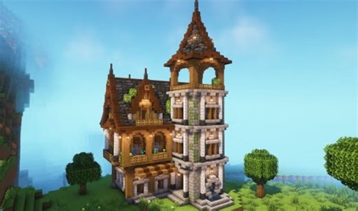 Minecraft _ Medieval Tower House _ Minecraft Tutorial