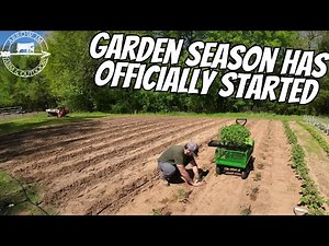 MUST-HAVE TOOLS: Troy-Bilt Tiller + Hoss Tools Wheel Hoe | Drip Irrigation 💦 | Planting Tomatoes 🍅