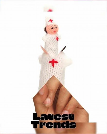 Hospital Orderly Finger Puppet