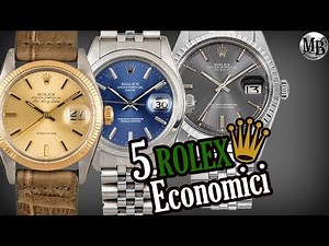 5 ROLEX watches that cost "little"⌚💰