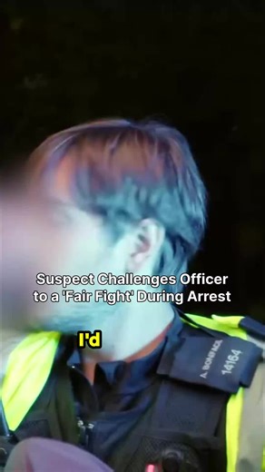 The sheer confidence to demand a 'fair fight' while being detained... this exchange is pure cinema. 🍿 Officer stays completely professional while the suspect escalates with threats of a one-on-one brawl, then immediately pleading innocence. The audacity is wild! 😳 Can't believe the request for 'driving licence status' after that performance. Real-time raw police footage captures incredible moments. #PoliceInteractions #Bodycam #SuspectChallenge #FairFight #WildMoments