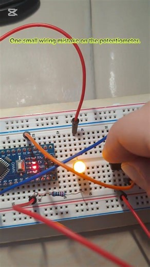 Arduino LED Brightness Not Changing? Check This! #Arduino #led #PWM #potentiometer