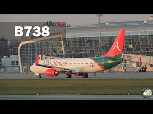 Spotting in Lviv | *RARE* Landing and take-off Boeing 737-800 (AlbaStar) from Rome "FCO/LIRF"
