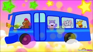 Wheels On The Bus   HD Version 3   Nursery Rhymes For Toddlers and Babies from HooplaKidz