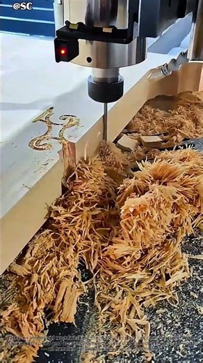 Smart Woodworking Machine Perfectly Cuts Complex Solid Wood Shapes 🤖