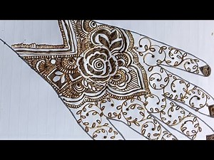 Back hand full new trend mehandi design #mehndi #ytvideoes #trendingvideo
