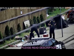 Everett, WA Police Arrest Tent Tweaker, Find Gun ... Smith Ave (Formerly Tweaker Cam)