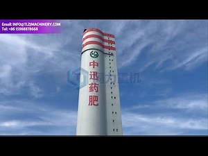 High Tower Water-Soluable Fertilizer Urea Prilling Method Production Line Urea/Map/DAP Warehouse.