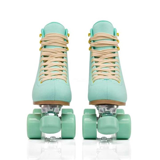 Quad Roller Skates With 4 Wheels PU Roller Leather Rink Skates Black Professional Quad Rink Roller Skates for Adult