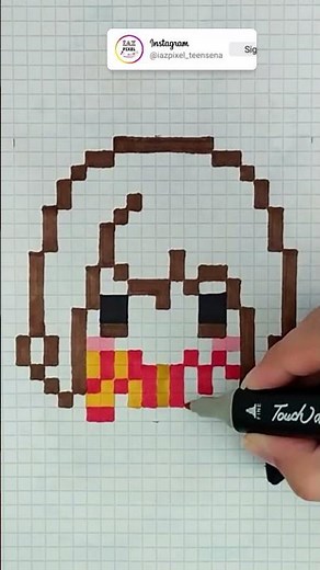 Pintando a HERMIONE de Harry Potter en pixel art