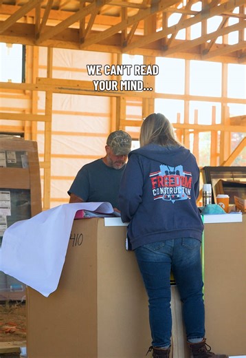We can’t read your mind, but give us some plans and watch your dreams come true. 🤩🛠️ #Construction #ConstructionLife #HomeBuilder #BuildersofTikTok