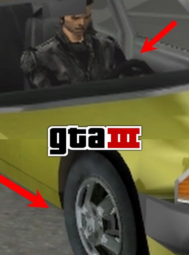 Evolução de girar o VOLANTE e os PNEUS do carro em TODOS OS GTA #gta #games #gta5 #gta4 #gtasanandreas #carros #teste