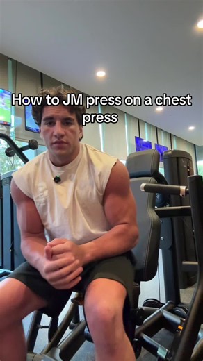 How to JM Press on a Chest Press Machine