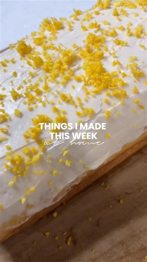 Things I made at home this week— you can find the full recipe videos posted on my page✨