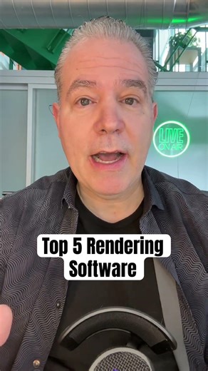 Top 5 Rendering Software #d5 #architectureschool #architecturemajor