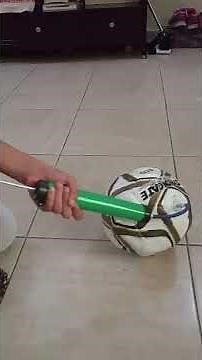 how to hand pump and inflate a ball