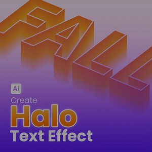 How to Create Halo Text Effect using Adobe illustrator