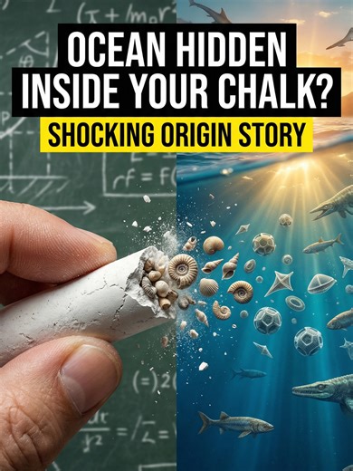 The Secret Story of Chalk - Factsmatic Chalk isn’t just for classrooms, it’s a fossilized piece of Earth’s history! Formed from the shells of tiny marine creatures millions of years ago, every stick tells a story of ancient oceans. #ChalkHistory #AncientOceans #FossilFacts #EarthStories #ScienceMagic #Factsmatic