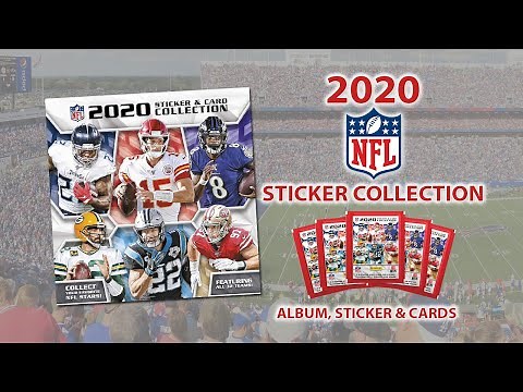 PANINI 2020 NFL Sticker & Card Collection - ALBUM, STICKER & CARDS