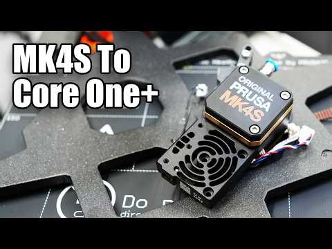 Prusa MK4S to CORE One+ 3d Printer Conversion Part 2