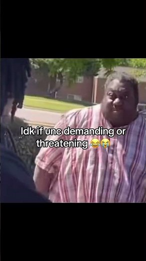 Idk if unc demanding or threatening 😂😭 #funny #streamer #comedy