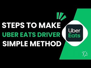 How To Make Uber Eats Driver Account
