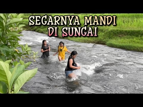 Menikmati Segarnya Renang di Sungai Perbatasan Garut–Tasik