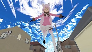 粉色的威胁巨大娘逃生pt1 进击的巨人 巨大化 gts「猎奇游戏体验」虚拟现实_逃生