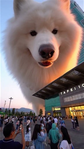 巨大Ari在台北的奇幻旅程｜Giant Samoyed Ari in Taipei