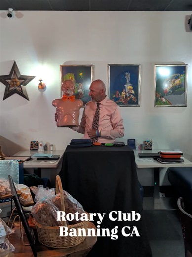 When you have a community worth serving, it makes the difference. Today at the Rotary Club in Banning, CA, we gathered again at Nosotros Café. My favorite coffee, amazing people, and the kind of conversations that remind you why community matters. Rotary has a simple mission: service above self. It’s about investing in the city we live in. We had some announcements. Faith in action has a fundraiser