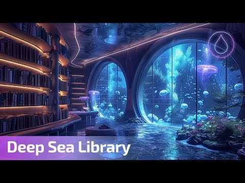 Ambient Underwater Library Sounds | Deep Sea Ambience for Sleep, Study & Relaxing