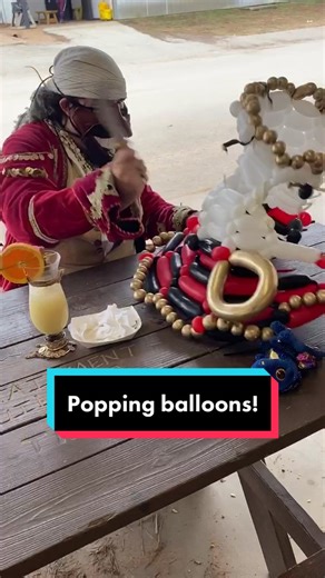 Popping Balloon Dress at Texas Renaissance Festival