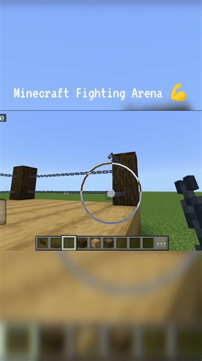 Minecraft Fighting Arena 💪 #minecraft #gaming #tutorial