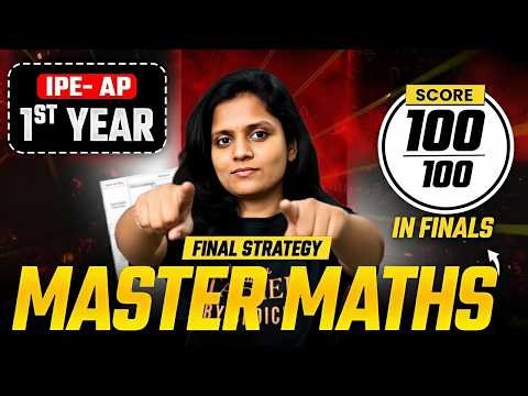 IPE AP Inter JR. Maths - Final Master Strategy Revealed