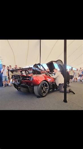 The Epic sound (and flames) of the GMA T50s 'Niki Lauda' #gmat50 #goodwood #v12 | AdamC3046