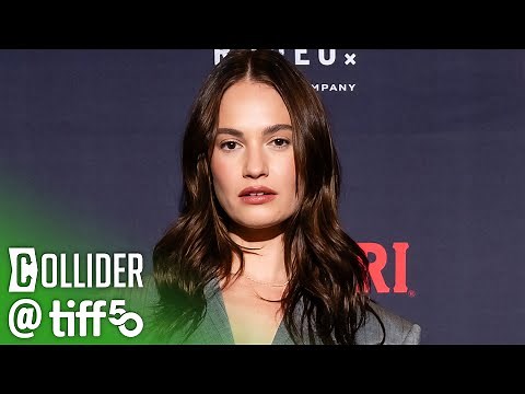 Lily James Interview: Cinderella Actress Receives a Dare from Another Disney Princess!