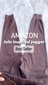 On Sale!! Joggers that remind me so much of lulu stretch high rise!!🙌🏼 Part of the big Spring event!! Like🤍and comment “Joggers” and l’ll message you You can also tap link in bio > Amazon st0re front > March Reels Also find them here: https://amzlink.to/az0ZCd5Va5Wcr I’m in color Brown, my true size XS. I’m 5’3” for reference #traveloutfit #joggers #amazonpartner #springoutfit @santinywomen | just.jacsy