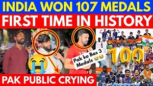 467K views · 10K reactions | India Won 107 Medals磊| First Time in History  | Pakistani Public Reaction #india #CWC #AsianGames #goldmedal #PakMediaOnIndia #history #indiawin #indianteam | Hashtag Beastie Entertainment | Facebook