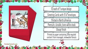 12 Humorous Christmas Greeting Cards Bulk Pack With 5 X 7 Inch Envelopes (1 Design12 Each) Pack of Electric Reindeer Parking Christmas Cards - Etsy