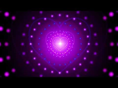 Pink & Blue Neon Heart Tunnel background Loop💗💙 Aesthetic 4K Screensaver✨Glowing Heartbeat wallpaper
