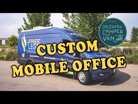 Custom Mobile Office Build | Colorado Camper Van | Custom Build