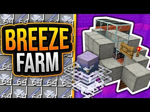 BREEZE FARM (Tutorial) ✨Minecraft 1.21 ✨ ErikOnHisPeriod