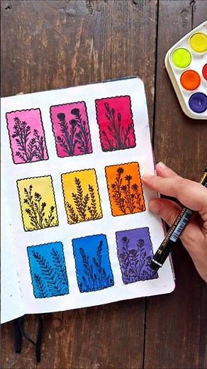 Art Journal Page Ideas & Inspiration 🎨 7 Colorful Spreads to Try #creativejournaling