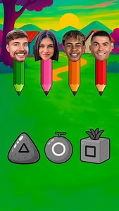 Who can color the Squid Game fruits correctly 🎨🍓 | Firstreel