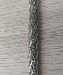 [Hot Item] 6X24 7FC Stranded Steel Wire Rope Electro Galvanized Fiber Core