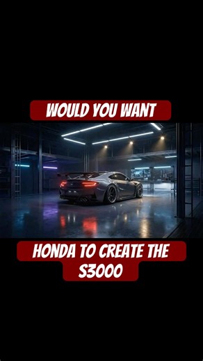 Honda never announced this… but imagine if the S3000 existed #HondaS3000 #ConceptCar #JDM
