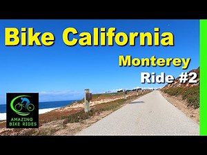 30 Minute Virtual Bike Ride | Pacific Grove California | Beach Ride | Indoor Cycling Workout