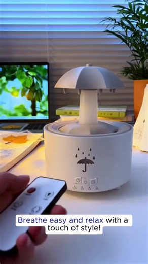 Ultrasonic Humidifier with LED Light & Aromatherapy