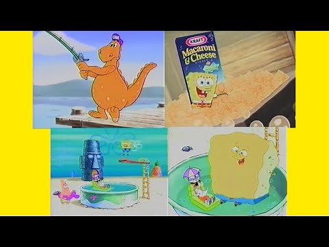 Kraft Macaroni and Cheese Spongebob Squarepants edition commercial (2002)