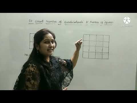 Can You Count All the Squares and Quadrilaterals? 😲 Amazing Trick!
